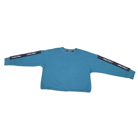 Calvin Klein Turquoise Women's Sweatshirt - Size Medium - Picture 1 of 5